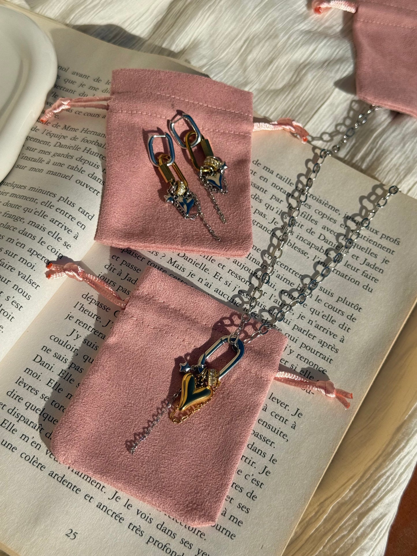 Boucles d’oreilles Simone - doré/argenté