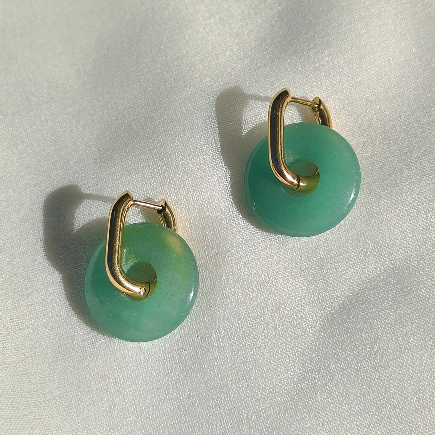 Boucles d'oreilles Lisa ( aventurine )