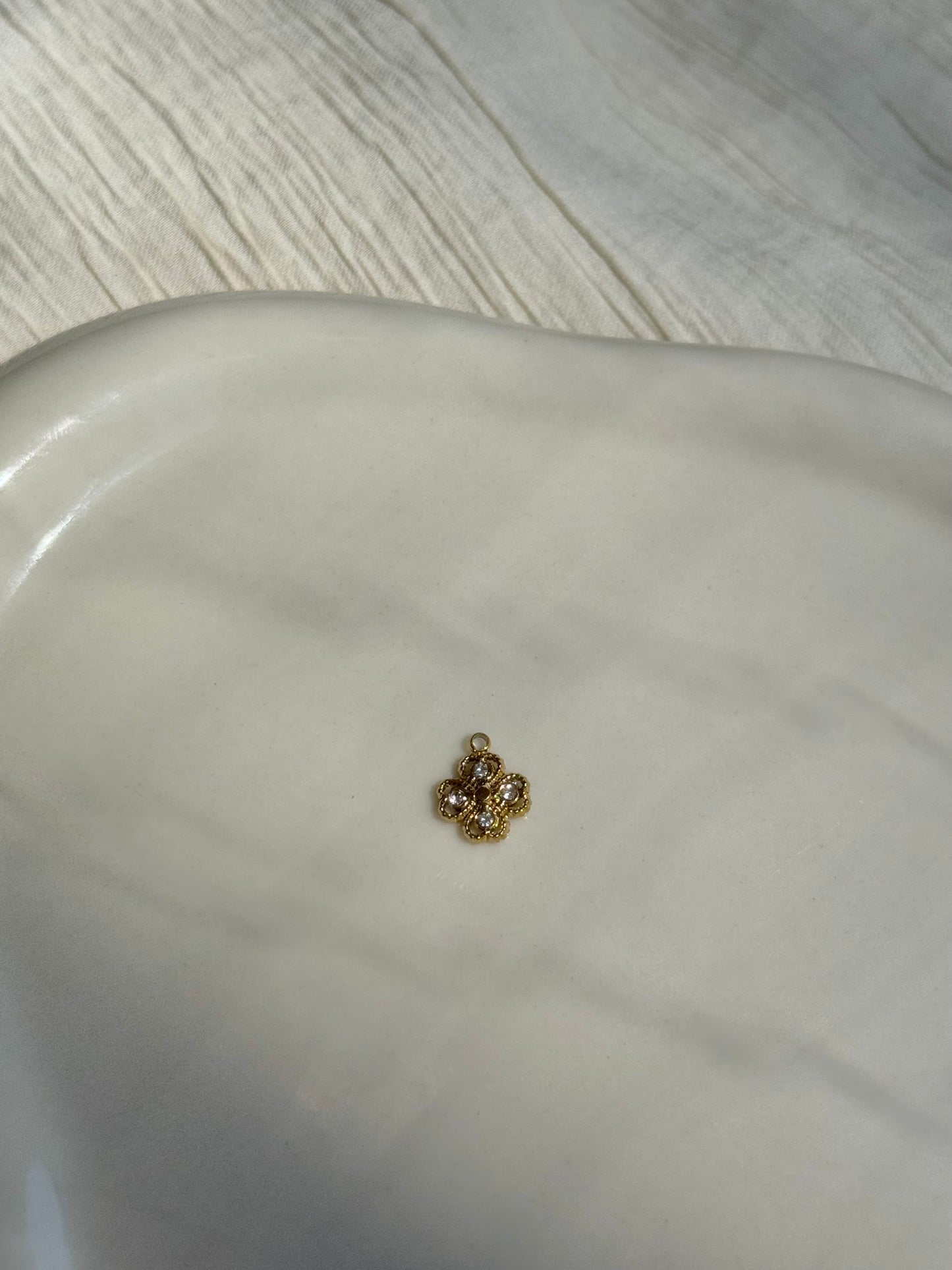 Breloque trèfle ( pour bracelet )