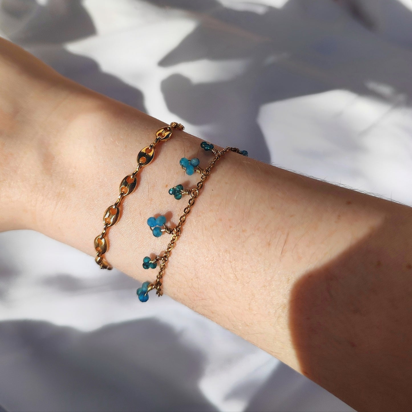 Bracelet Victoria - Apatite