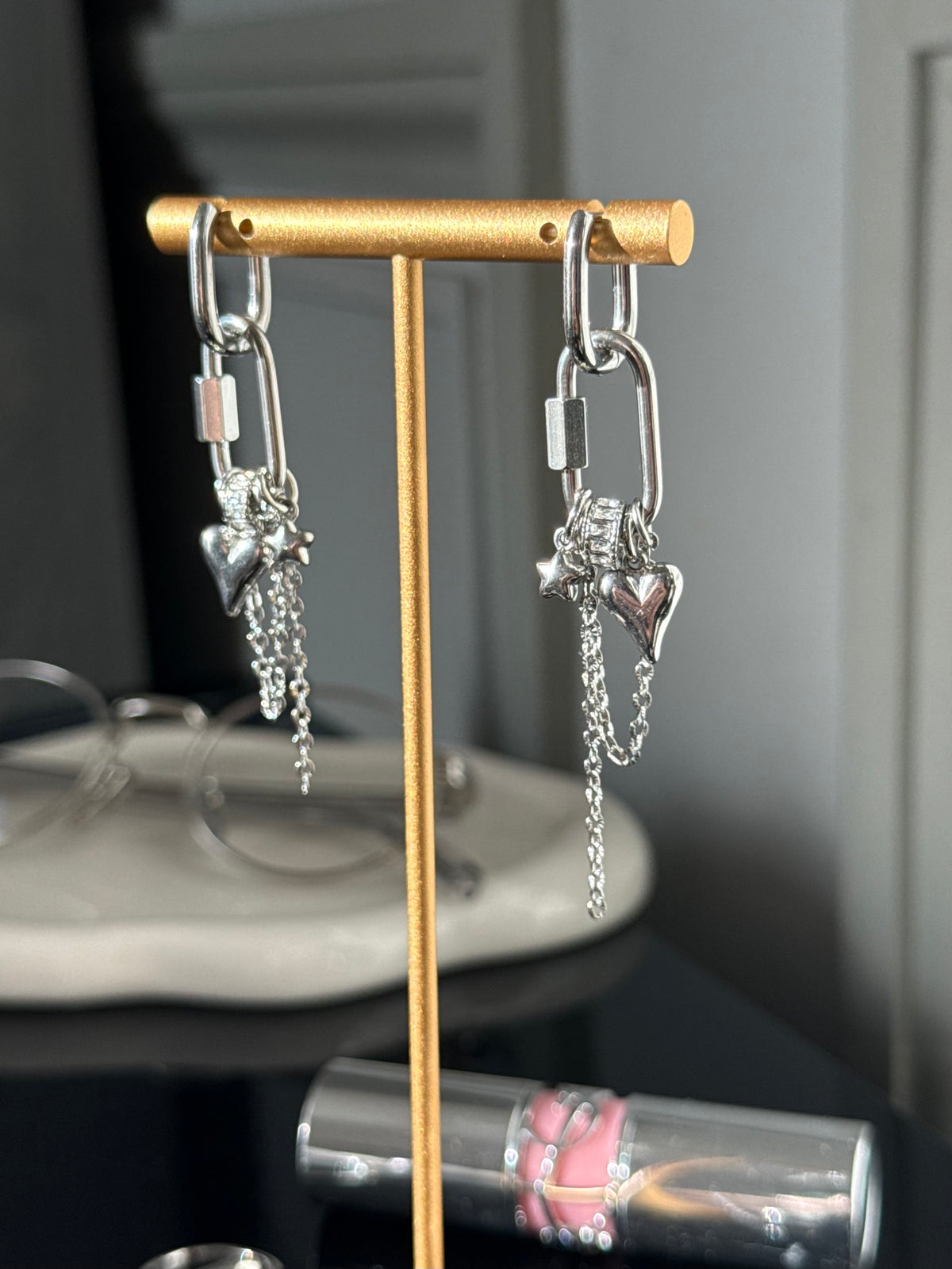 Boucles d’oreilles Simone - argenté