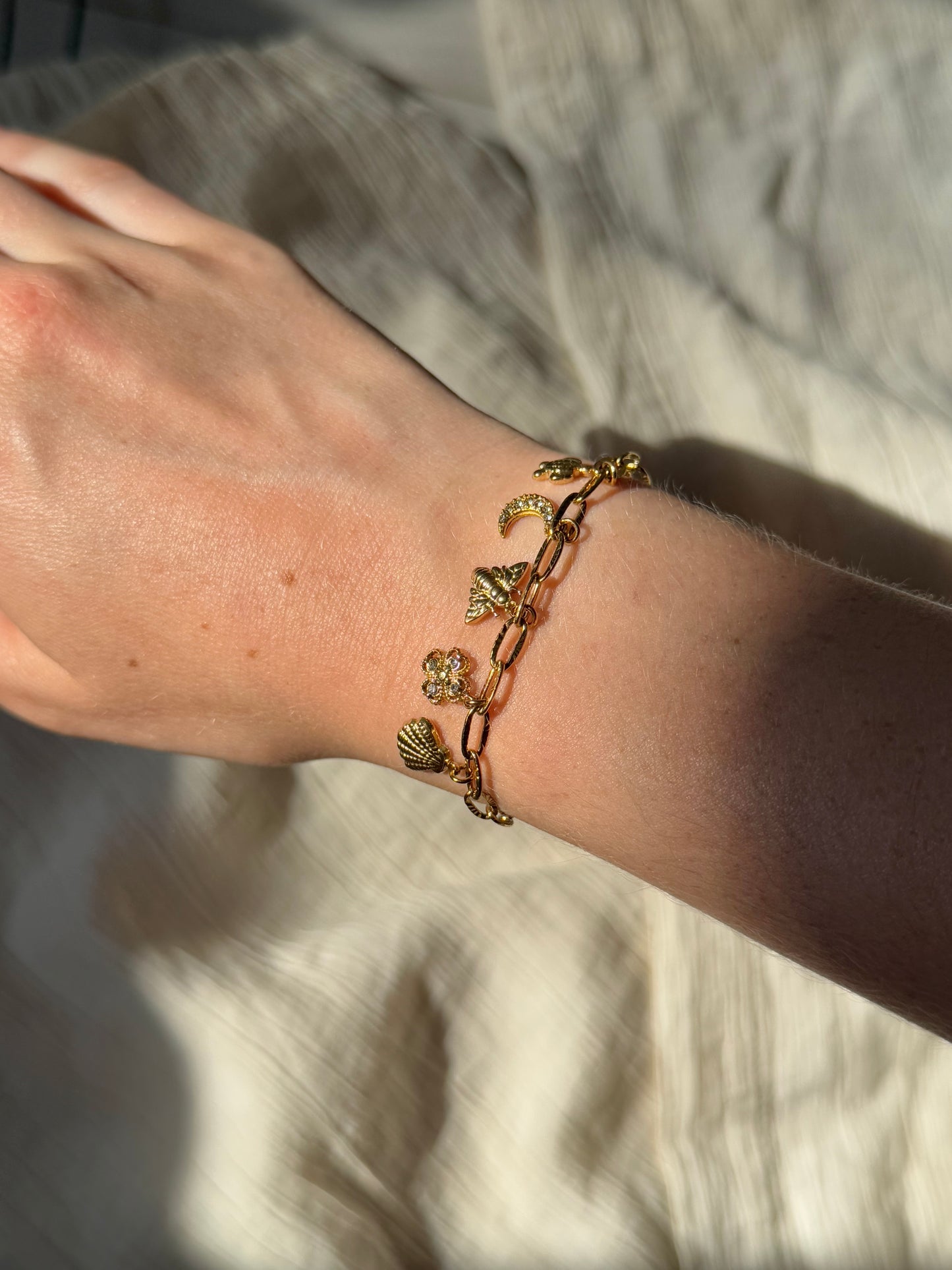 Breloque trèfle ( pour bracelet )