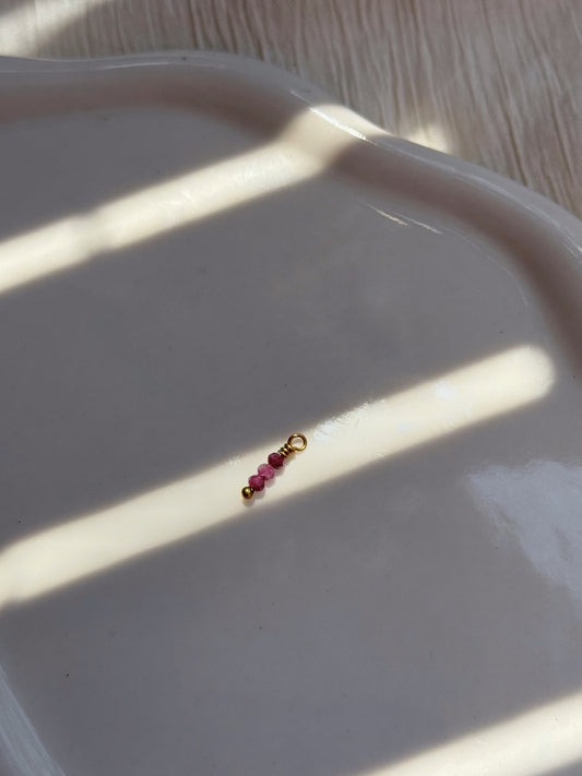 Breloque pierre naturelle ( pour bracelet )