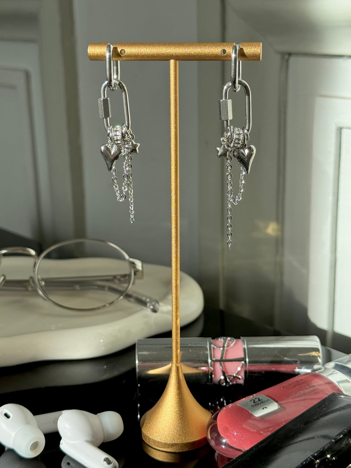 Boucles d’oreilles Simone - argenté