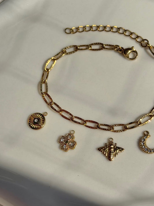 Breloque trèfle ( pour bracelet )