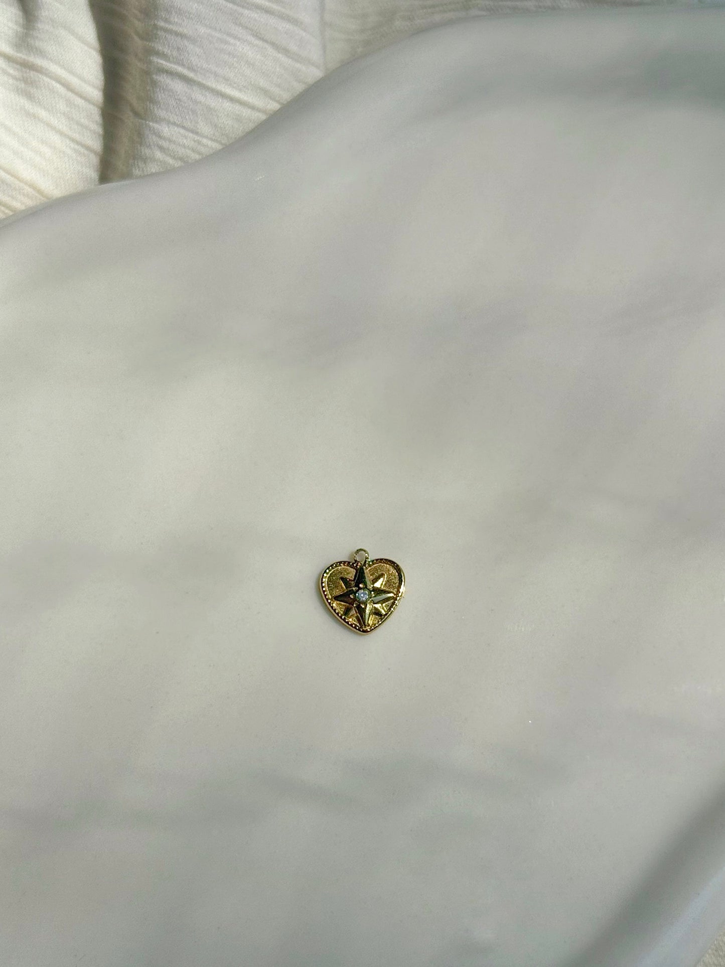 Breloque cœur ( pour bracelet )