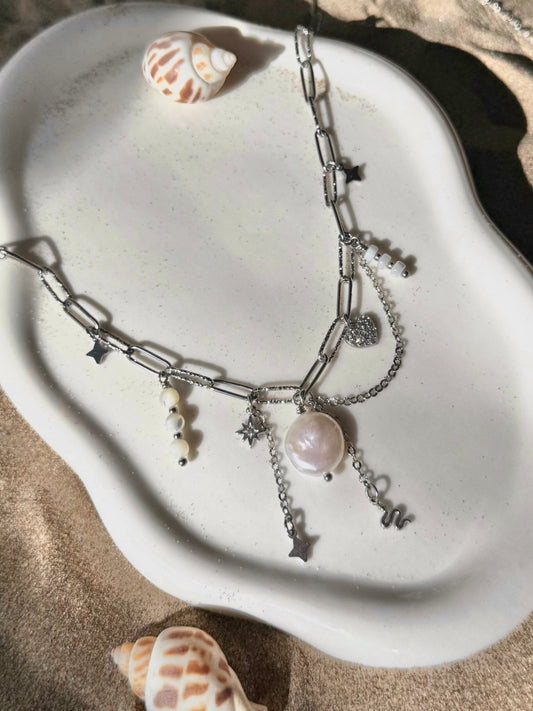 Collier Gaïa - nacre