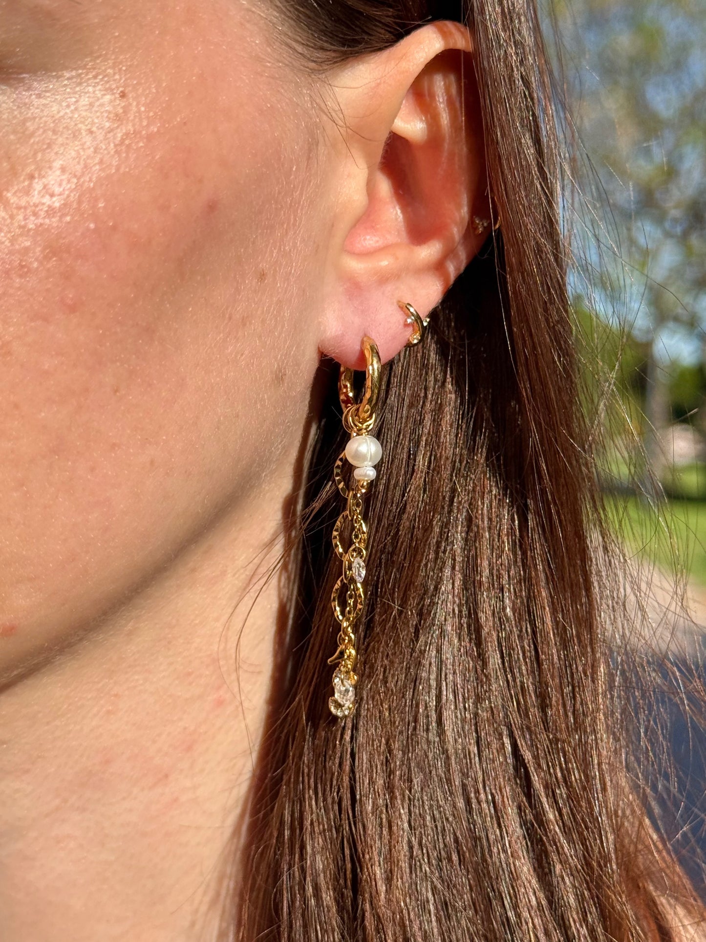 Boucles d’oreilles Leïla - doré