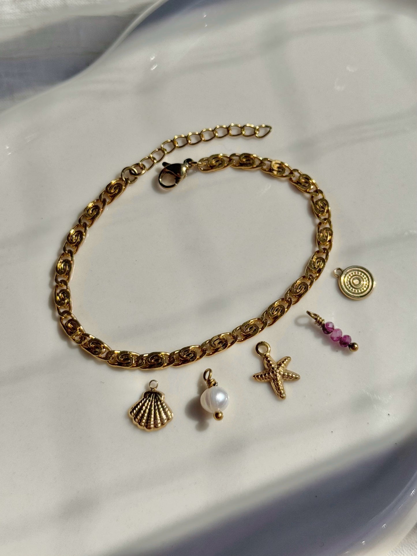 Breloque pierre naturelle ( pour bracelet )