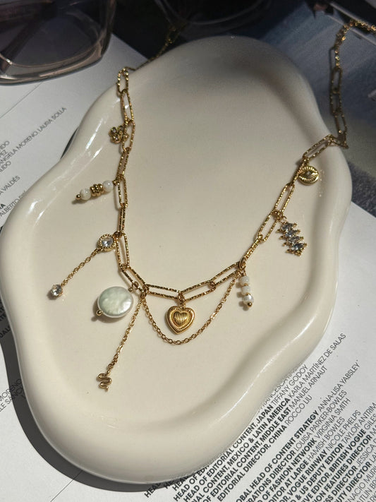 Collier Gaïa - Nacre