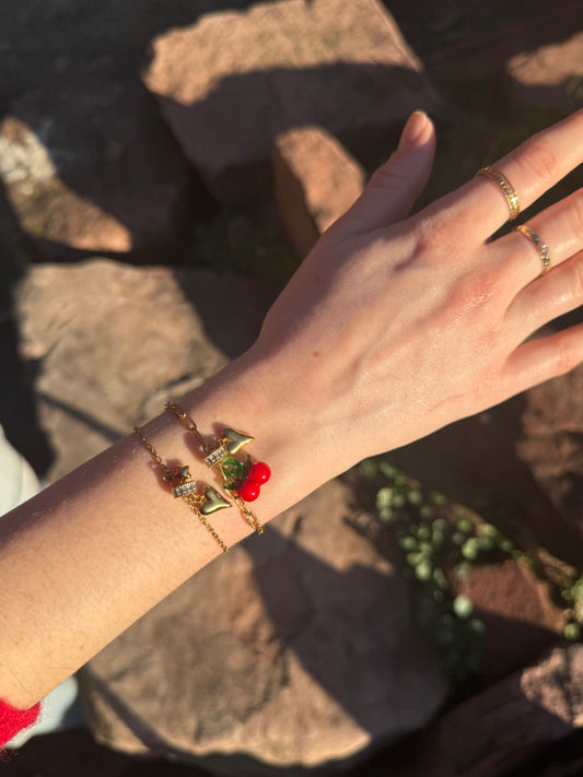Bracelet Simone - rouge