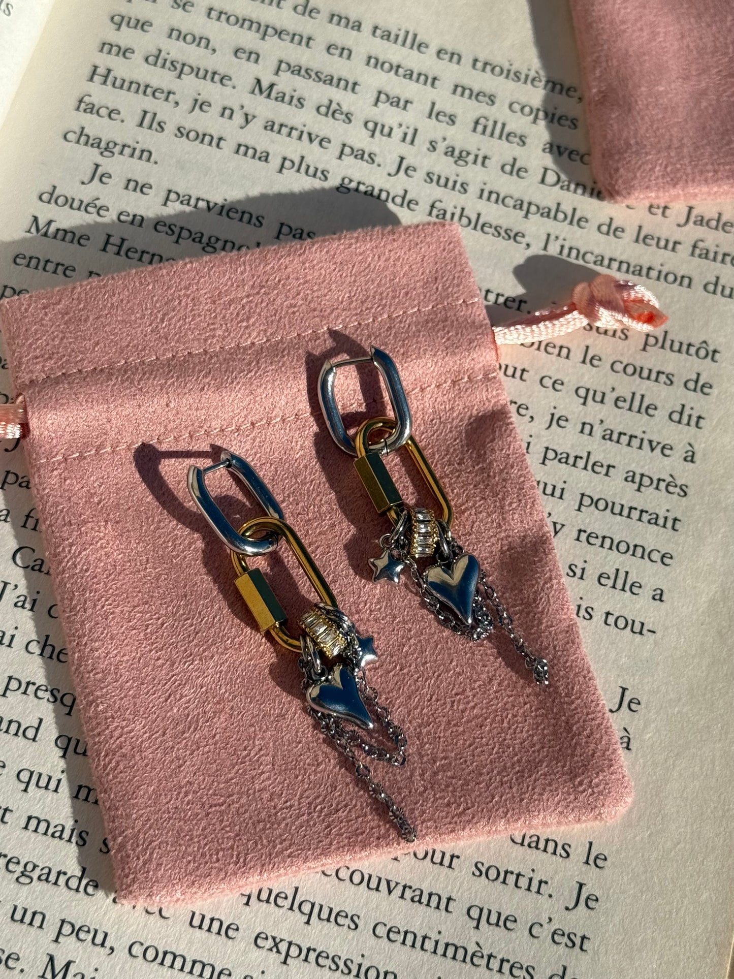 Boucles d’oreilles Simone - doré/argenté