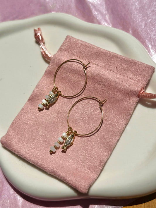 Boucles d’oreilles Nessie