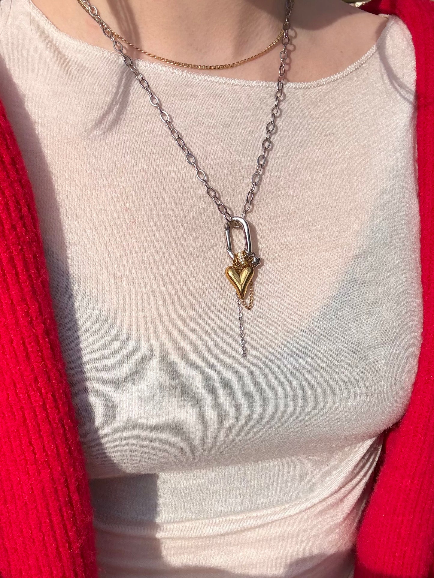 Collier Simone - doré/argenté