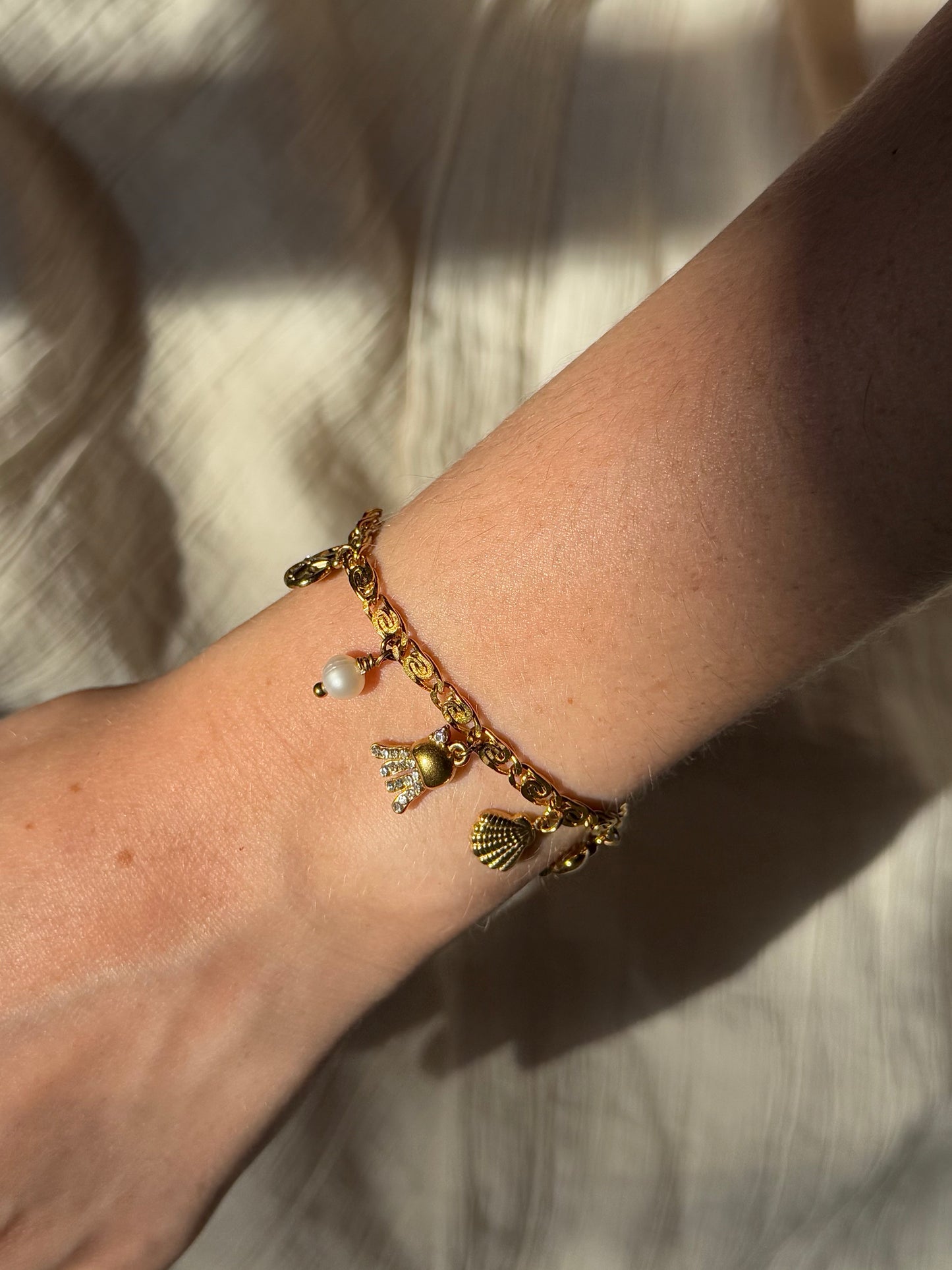 Breloque méduse strass ( pour bracelet )