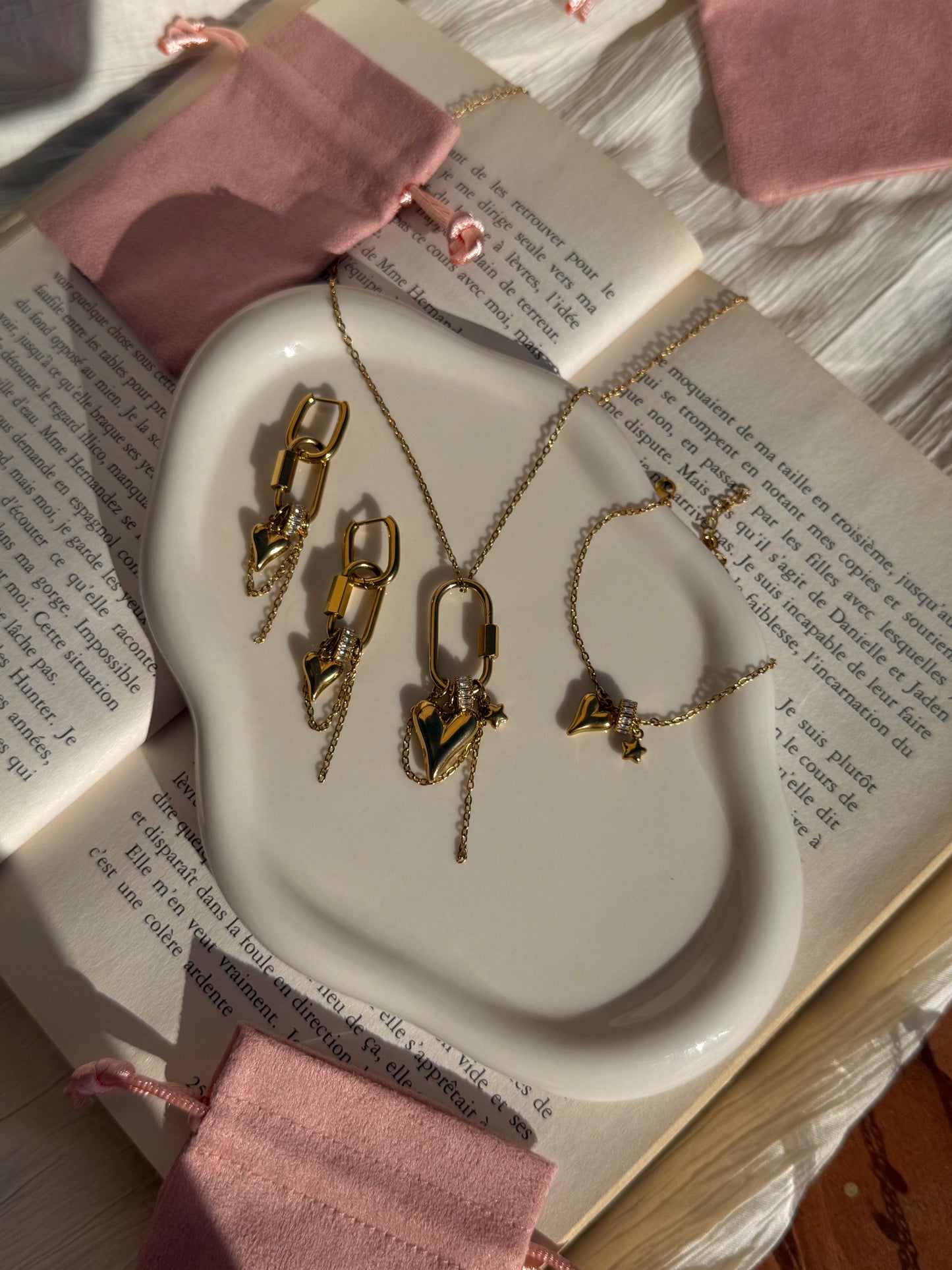 Boucles d’oreilles Simone - doré