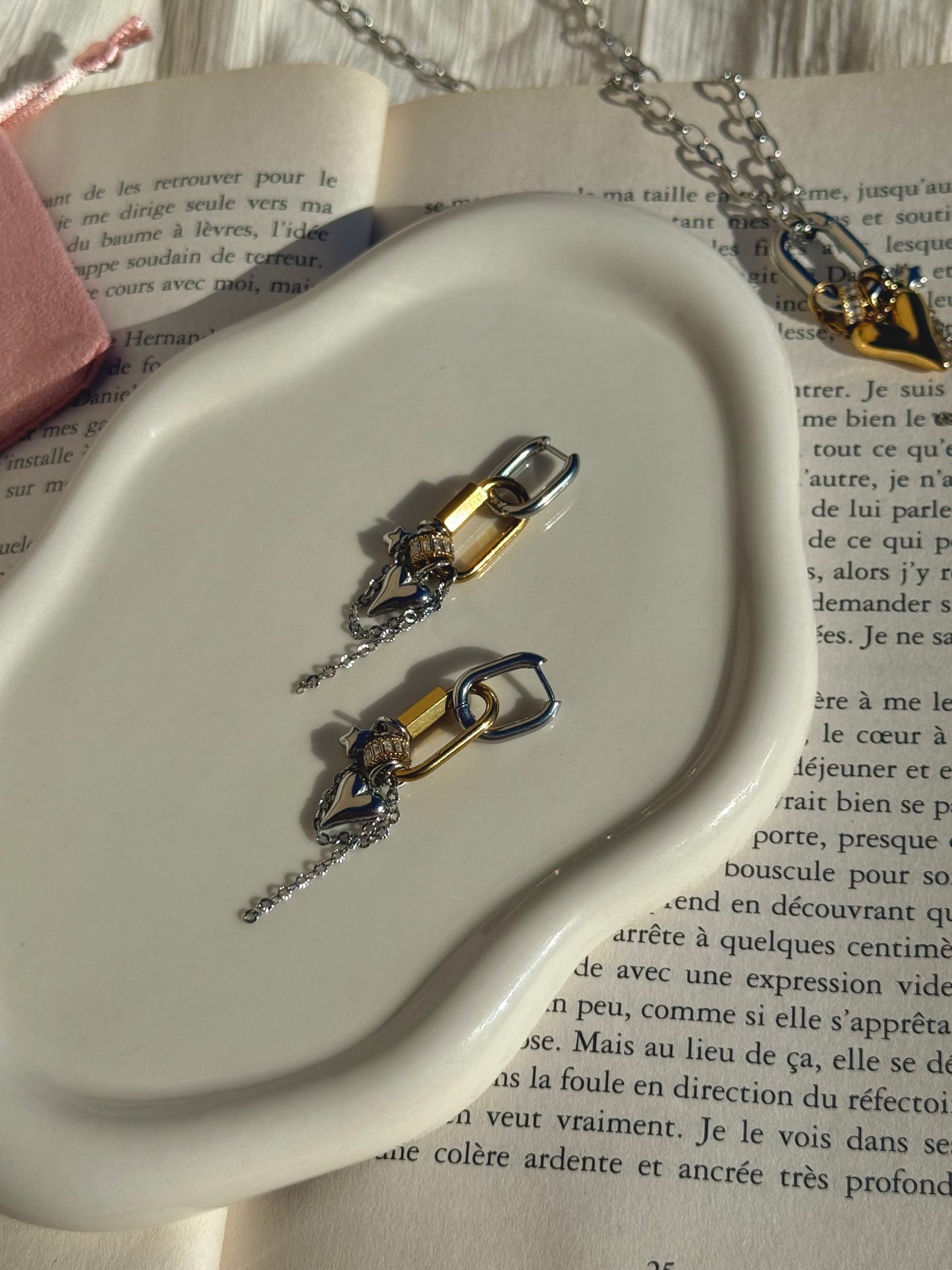 Boucles d’oreilles Simone - doré/argenté