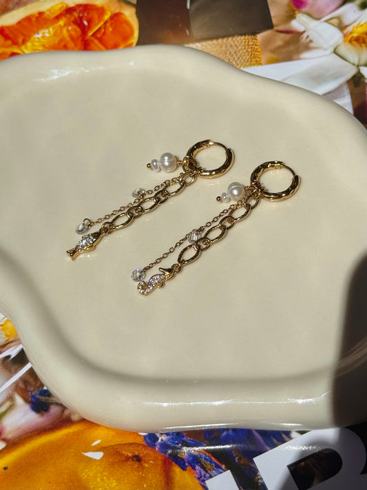 Boucles d’oreilles Leïla - doré