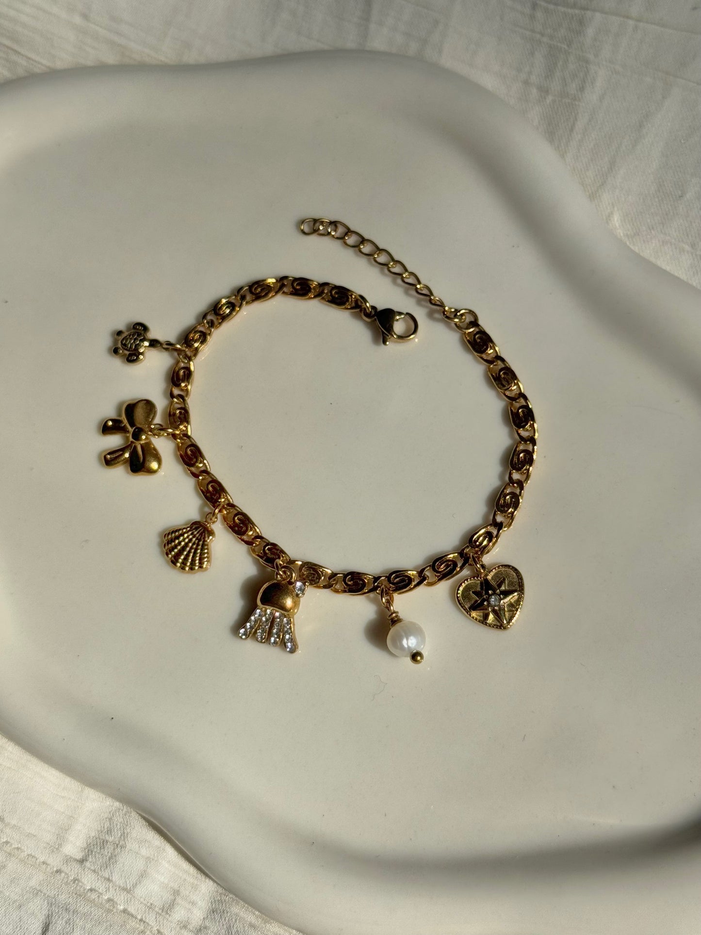 Breloque coquillage ( pour bracelet )