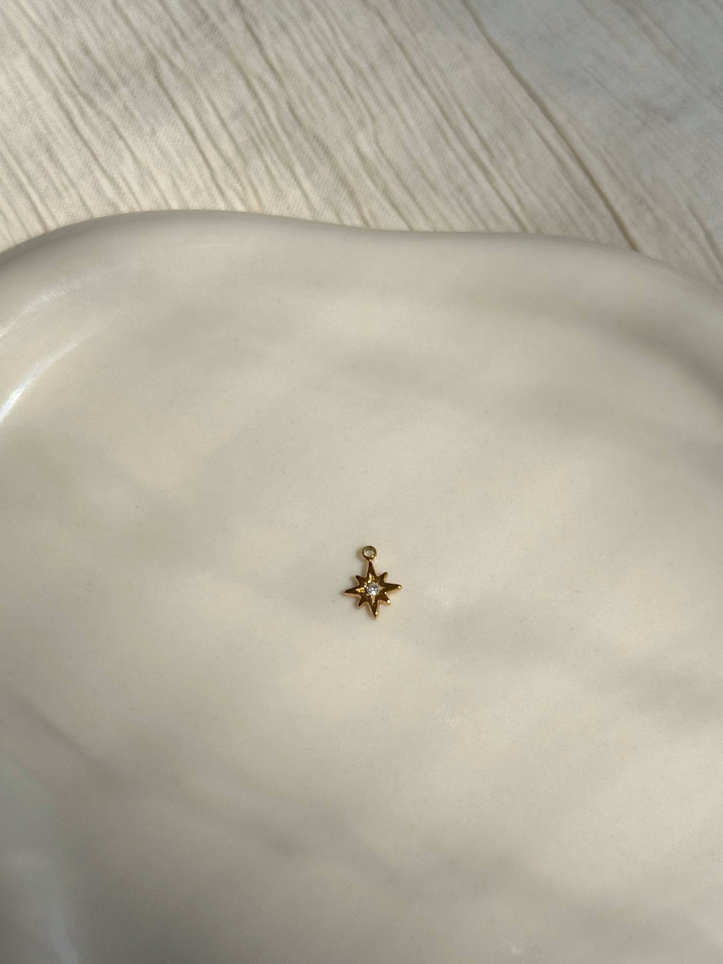 Breloque Étoile strass ( pour bracelet )